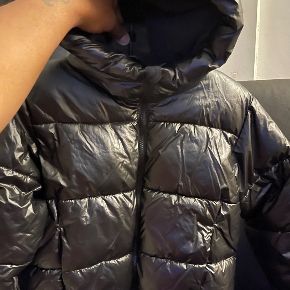 KIDS All in Motion Shiny Black Kids Puffer Jacket Size large GIRLS 11/12 - Picture 3 of 15